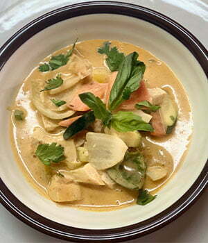 chicken red curry